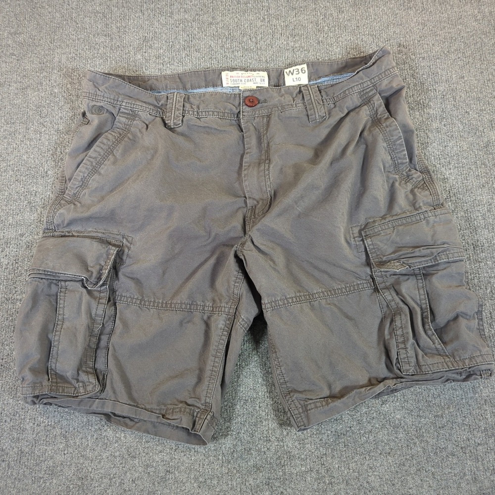 Fat Face South Coast UK Men Cargo Shorts Gray Size W36 L10 Utility 50.8518 #2568